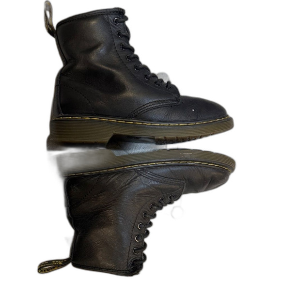 Dr. Martens Black Kids Combat boots. Size 1 Little Kids - Picture 7 of 8